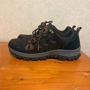 Denali Alpine Low Top Men's Black and Brown Hiking Shoes Size 8.5